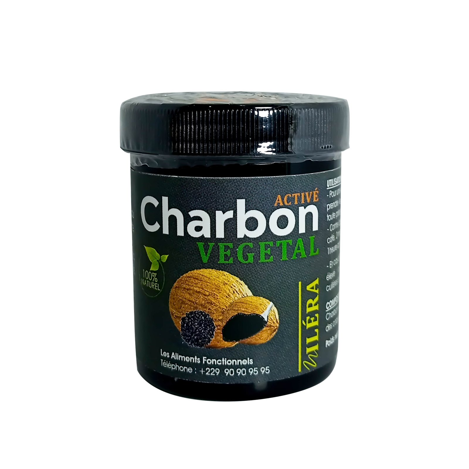 Charbon vegetal active ilera 70g - Tochemeton
